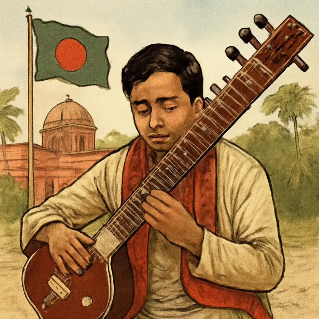 Music topic illustration with relevant visual detail