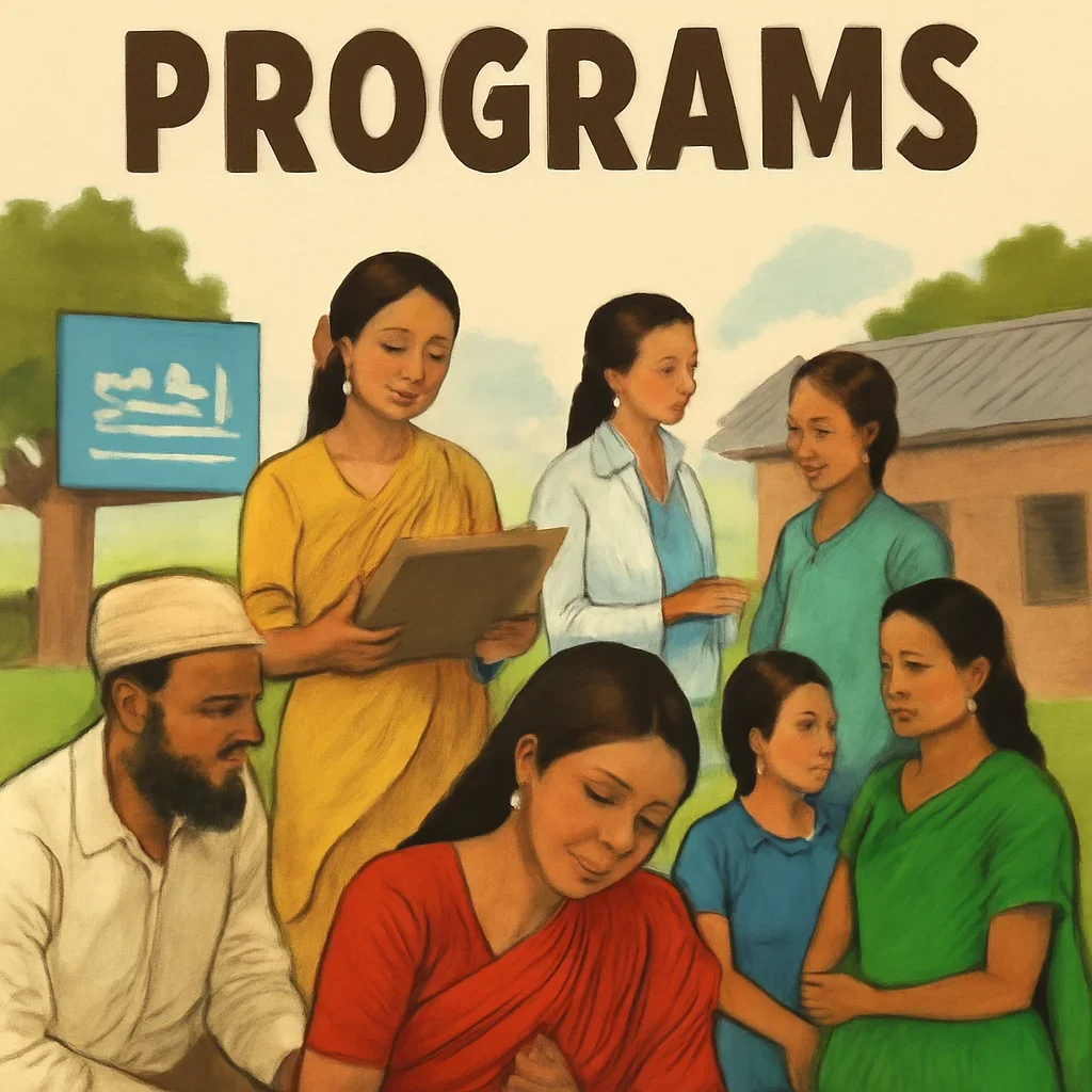 Programs topic illustration with relevant visual detail