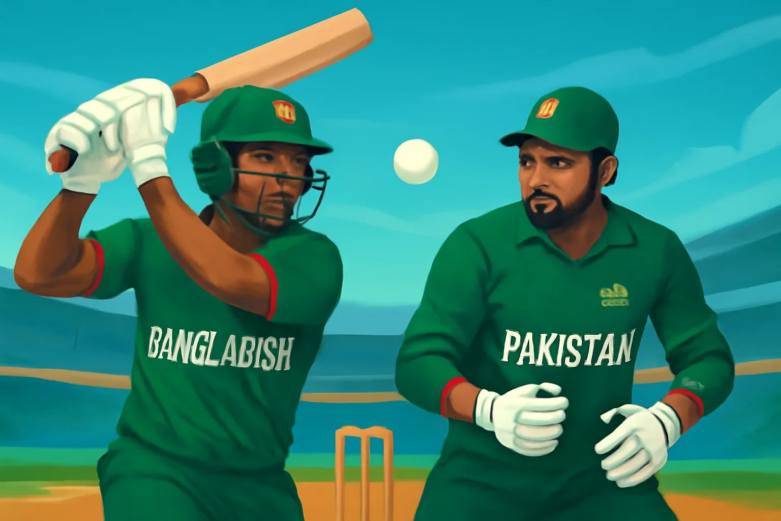 Bangladesh vs Pakistan Cricket hero image for Radio Dhaka