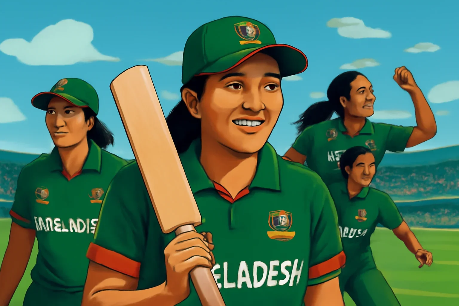 Bangladesh Women Cricket hero image for Radio Dhaka