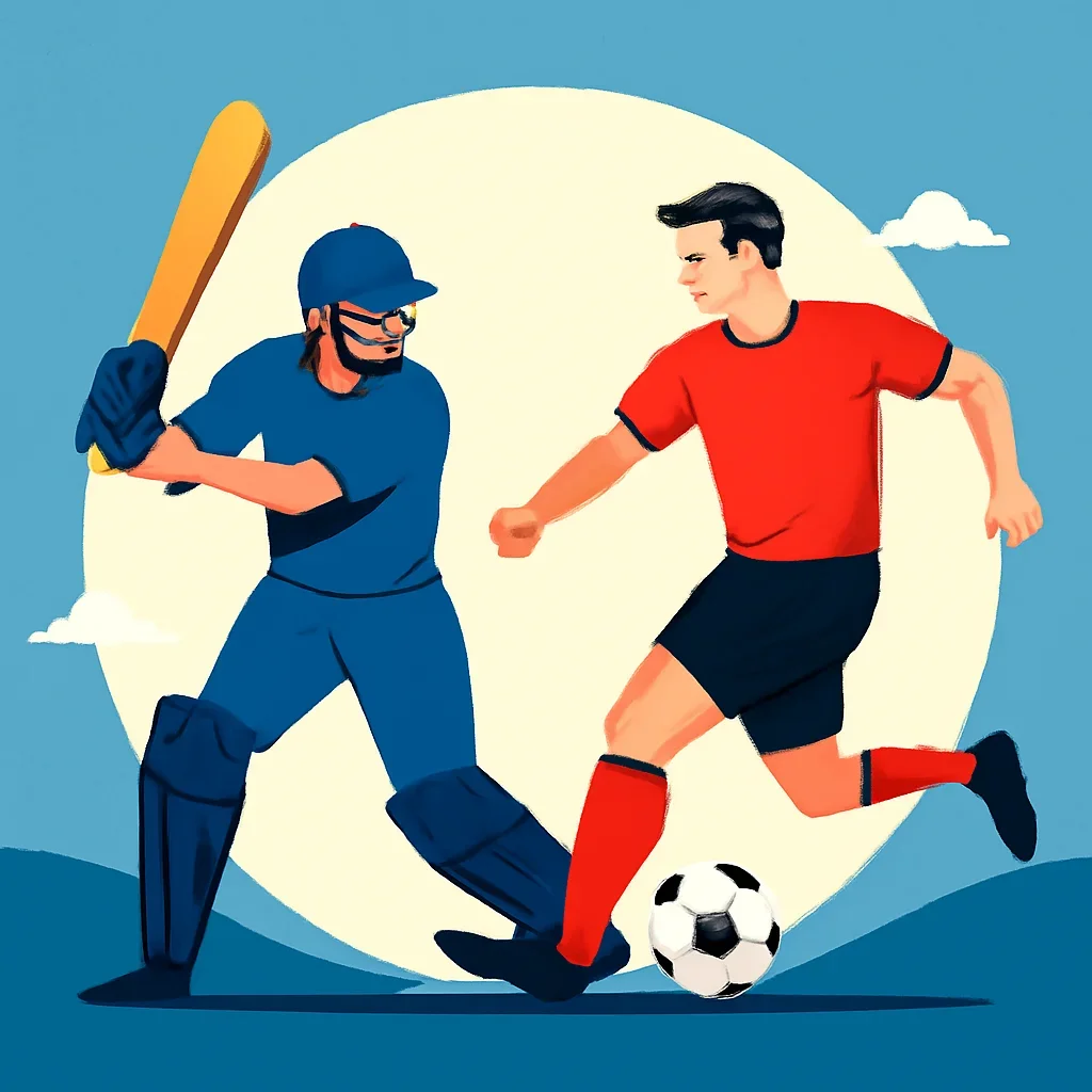 Sports closing illustration for Radio Dhaka